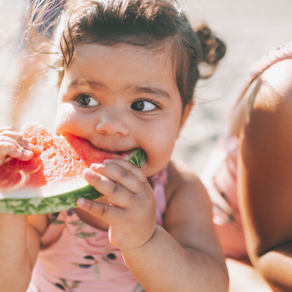kid eating